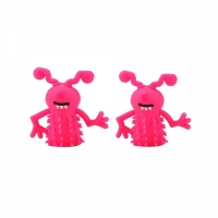 Set 2 marionete degete Monster, pink, 5 cm, Vivo MONSTER-PINK3
